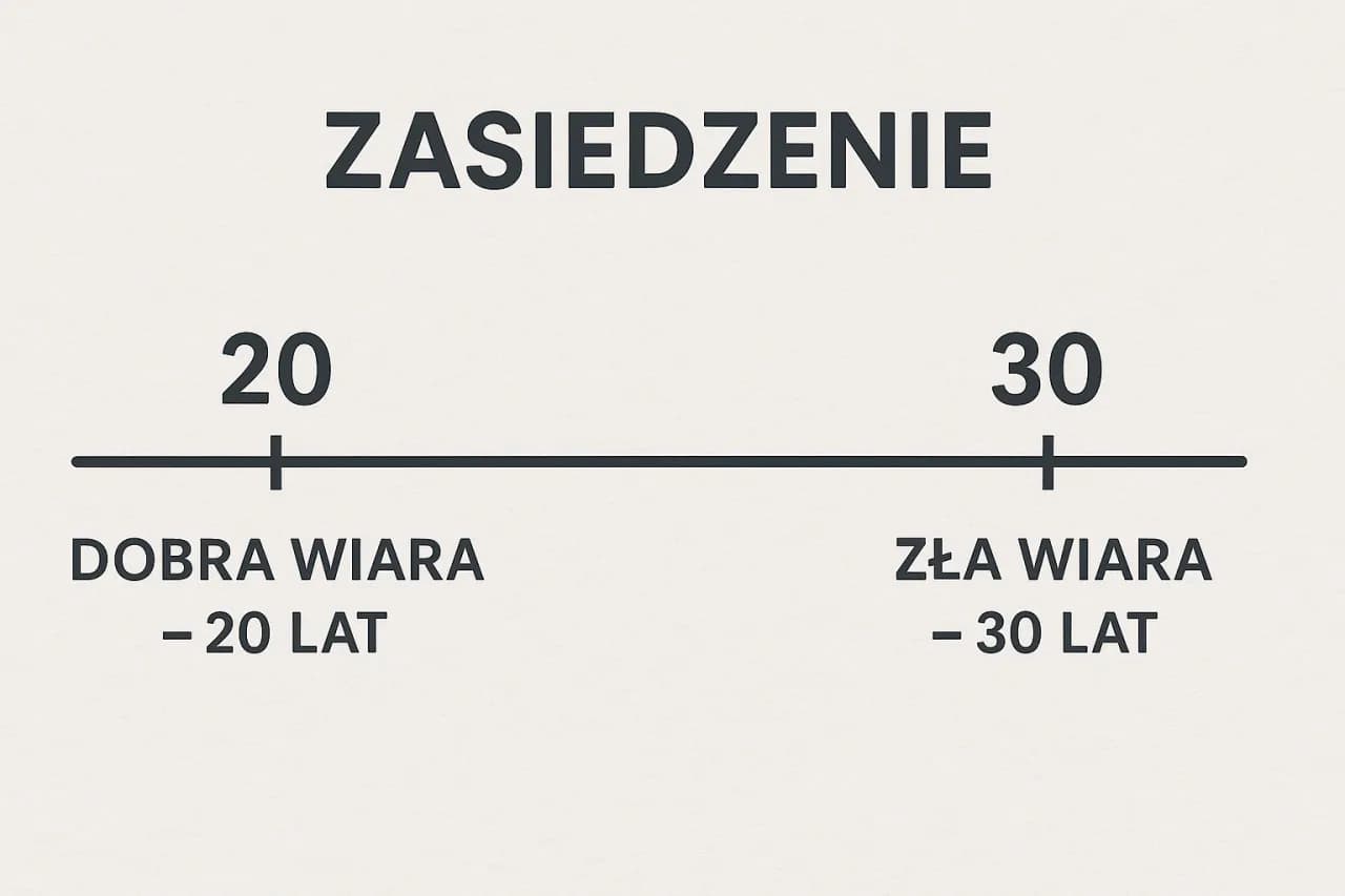Zasiedzenie nieruchomości: 20 czy 30 lat? Kluczowe terminy i warunki